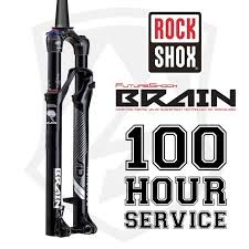 Onderhoud Rockshox vorken zonder onderhoud van Specialized Brain demper unit